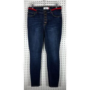 Cabi button fly skinny jeans size 10